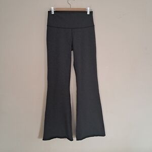 Lululemon Pants Women's 10 Gray Groove Pant Heathered Yoga Flare Sporty Stretch